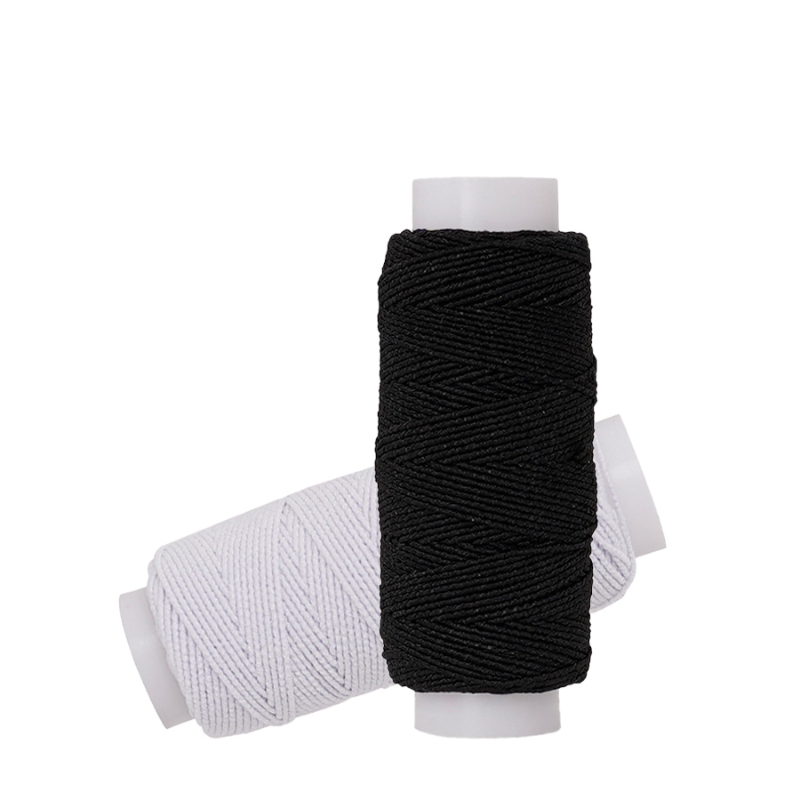 20m Black White  Elastic Threa - đánh giá và giá Waxed Thread Linen
