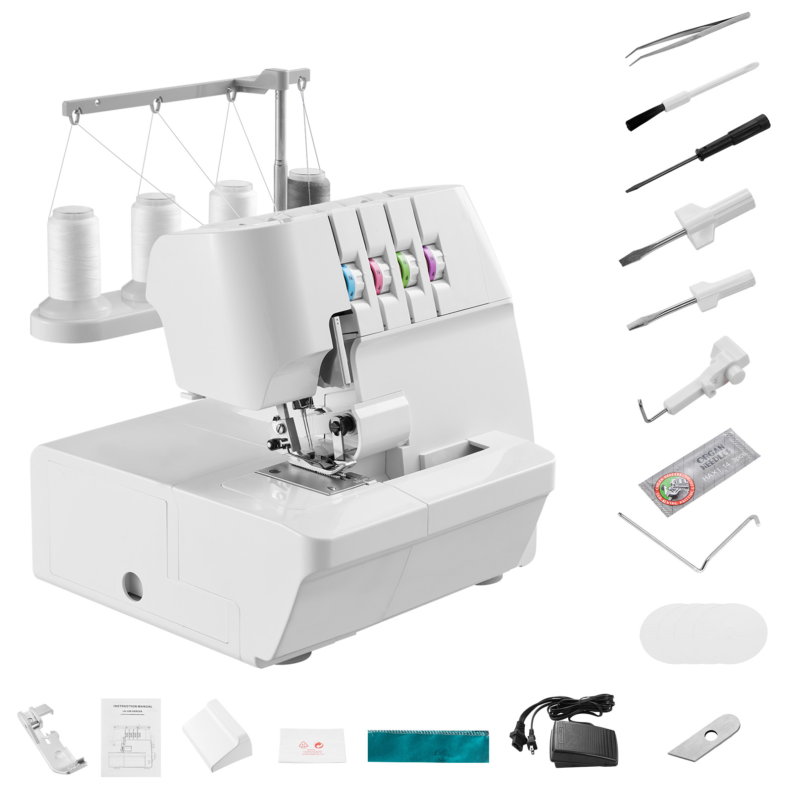 SucceBuy Serger Overlock Sewin - đánh giá và giá Waxed Thread Linen