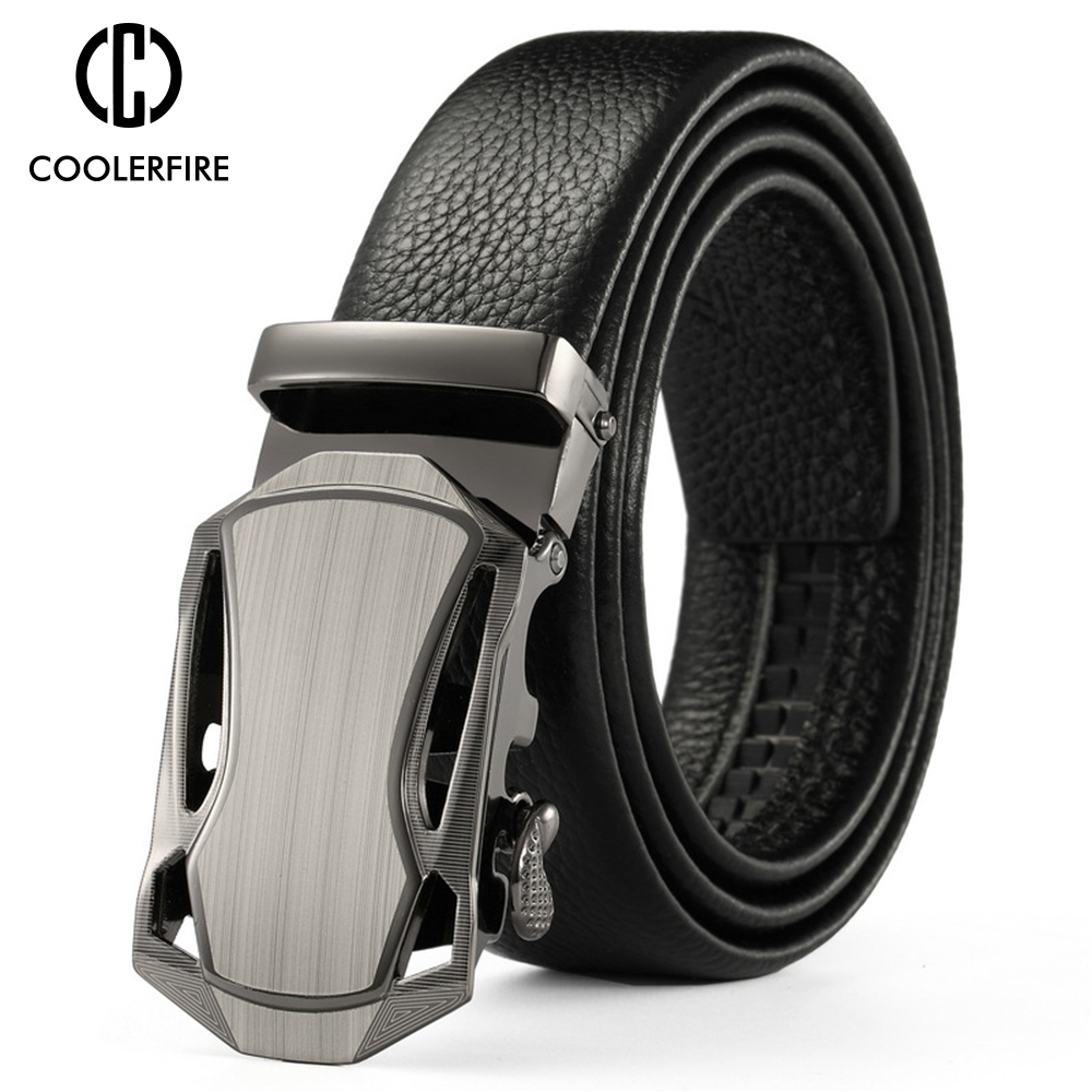 Men Belts Metal Automatic Buck - đánh giá và giá Leather Works Belt