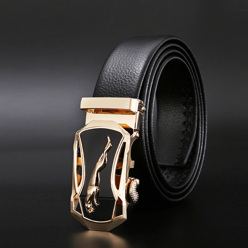 Men Belts Metal Automatic Buck - đánh giá và giá Leather Works Belt