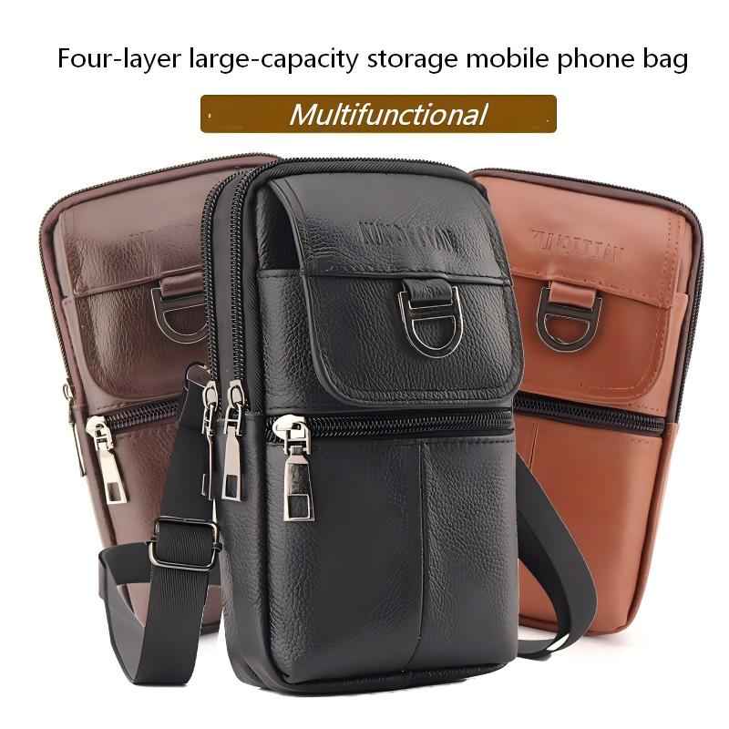 Men's Leather Waist Bag - Larg - đánh giá và giá Leather Works Belt