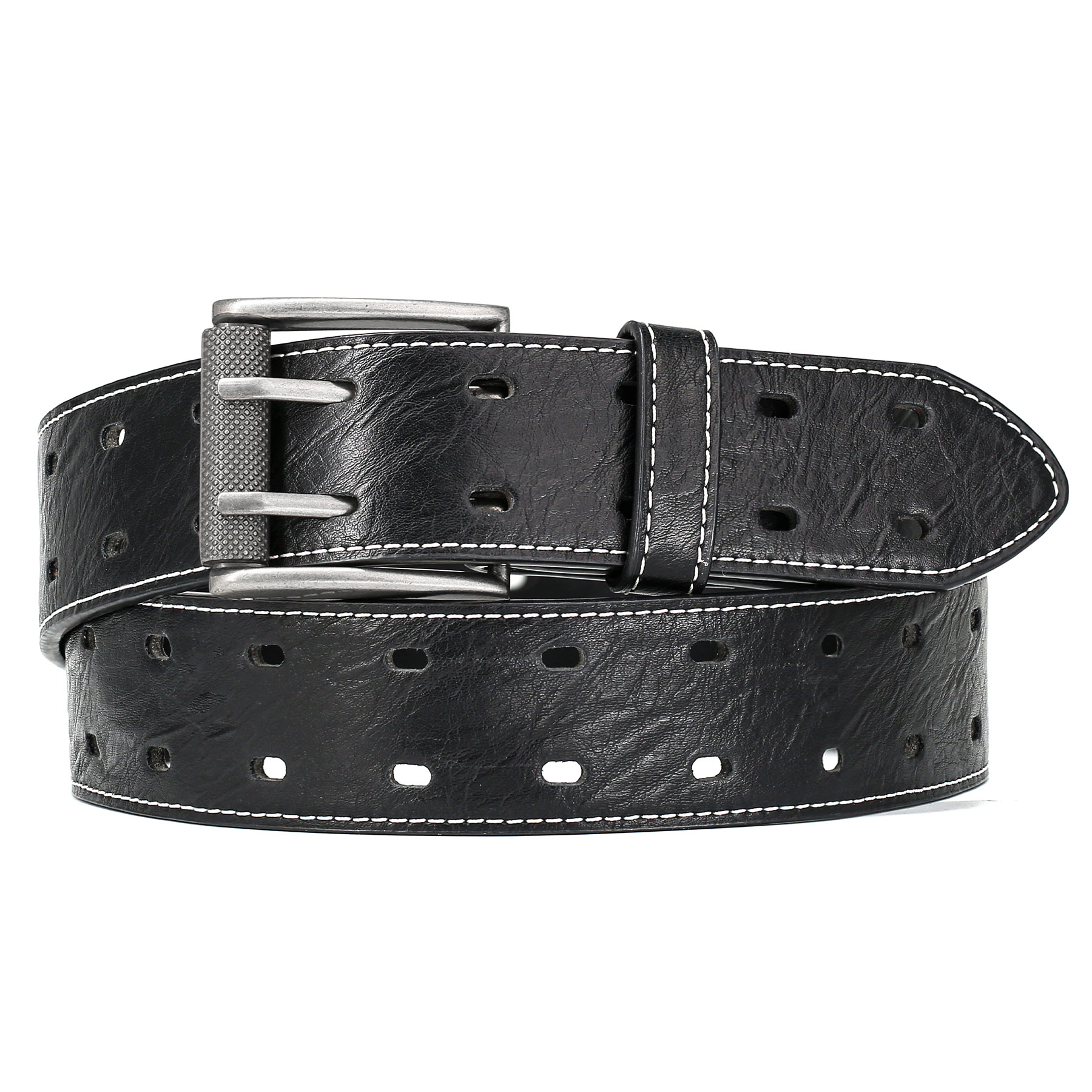 Men Classic Double Prong Belt  - đánh giá và giá Leather Works Belt