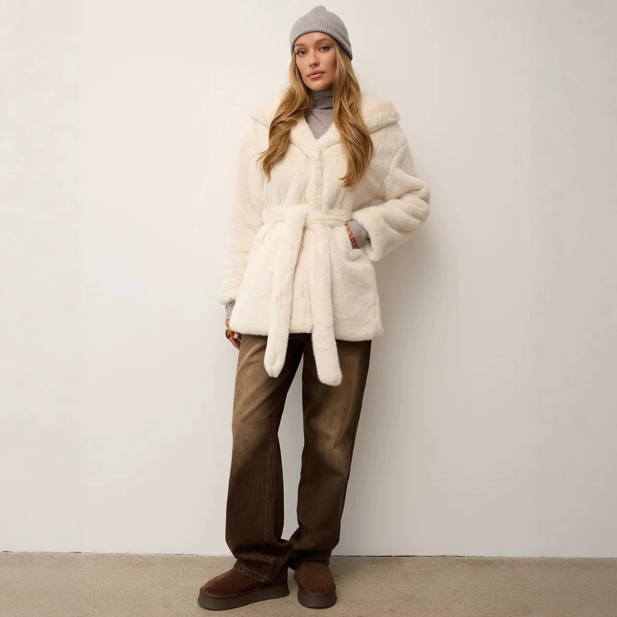 Hooded Faux Fur Women Coats Ja - đánh giá và giá Leather Work Jacket With Hood