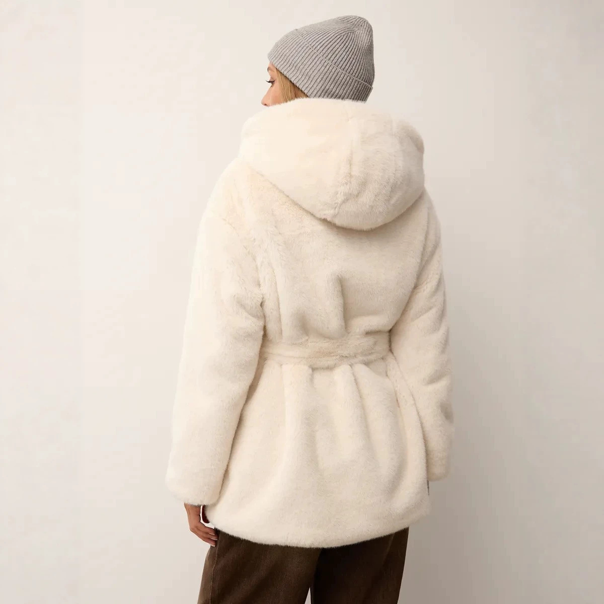 Hooded Faux Fur Women Coats Ja - đánh giá và giá Leather Work Jacket With Hood